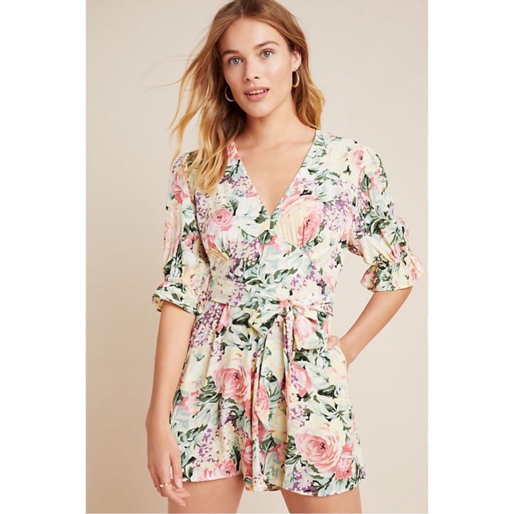 Faithfull The Brand Anthropologie Ana Romper XS